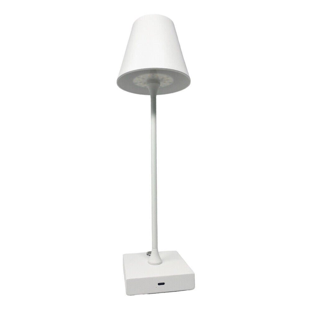Trade Shop - Lampada Tavolo Ricaricabile Usb 10 Watt 3 Colorazione Di Luce Vari Colori D27-3c -