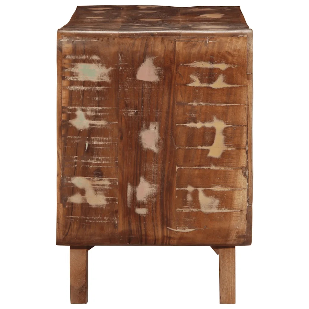 Mobile Porta TV 105x46x32 cm in Legno Massello di Recupero