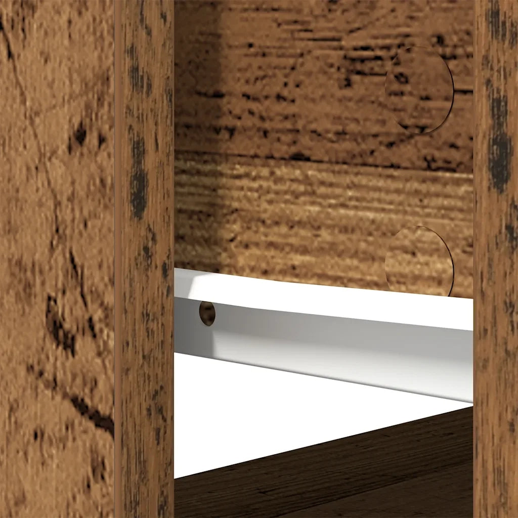 Tavolo Consolle con Cassetti Legno Antico 85,5x38,5x74,5 cm 861398