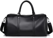 Borsa da viaggio separazione asciutta e umida per sport e yoga con tasca indipendente per scarpe grande capacità borsa fitness, nero