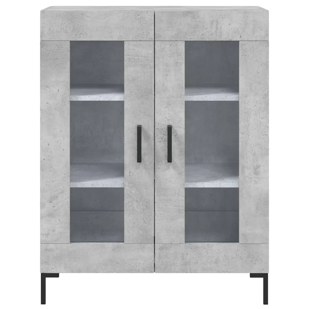 Buffet credenza cassettiera armadio mobile contenitore organizer cucina soggiorno salotto alto 69,5 x 34 x 180 cm legno ingegnerizzato grigio 02_0034568