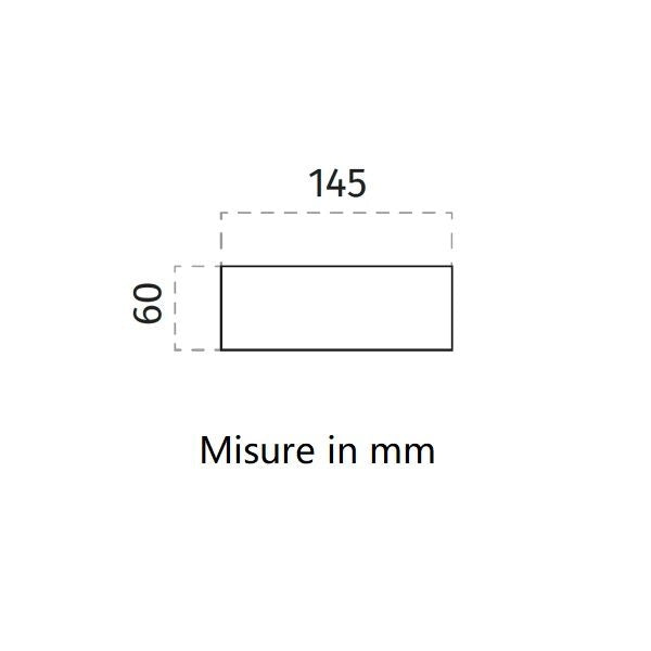 APPLIQUE DA PARETE FINITURA PIETRA MARRONE 1XE27 ERIDA BELFIORE