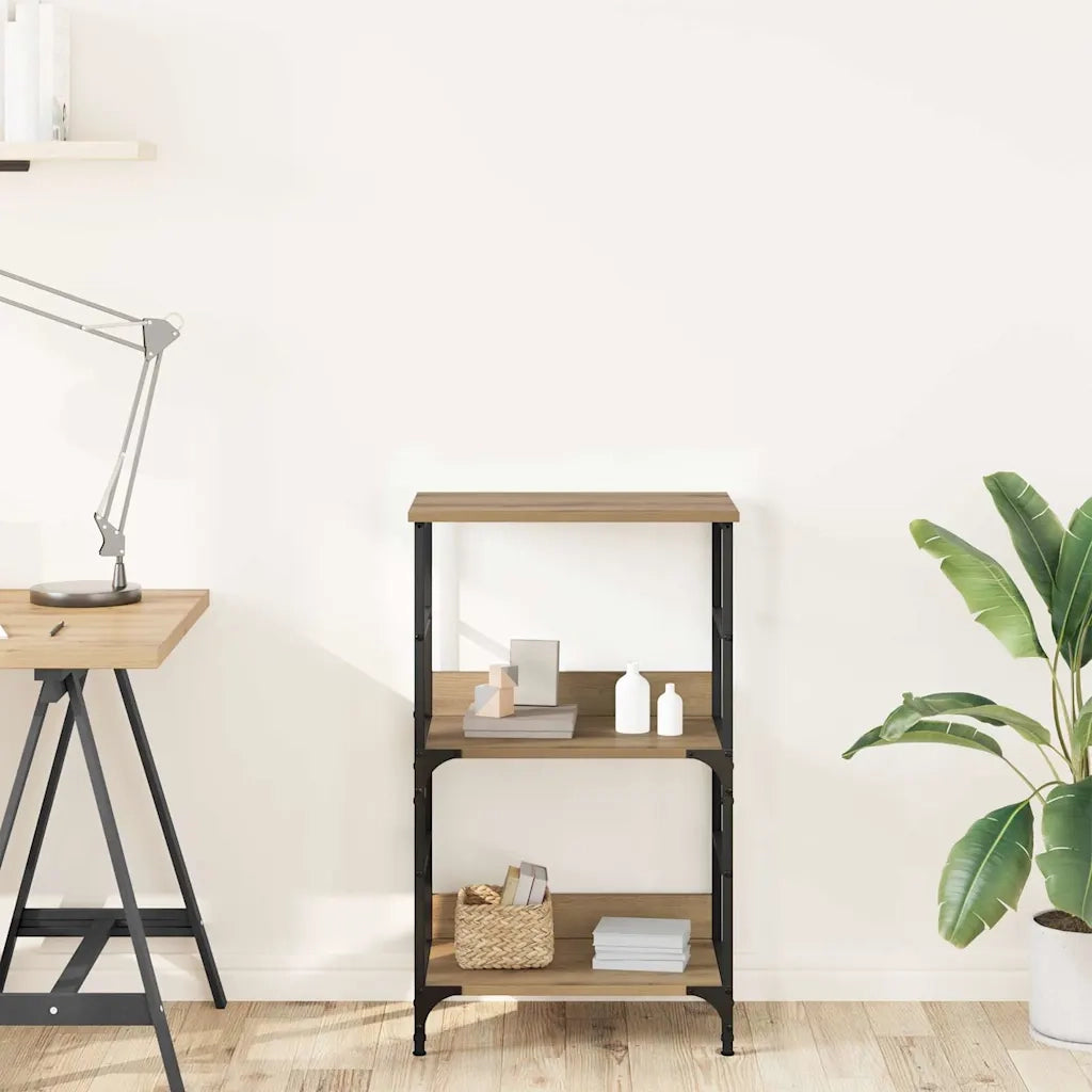 Libreria Rovere Artigianale 50x33x82 cm Legno Multistrato 857465