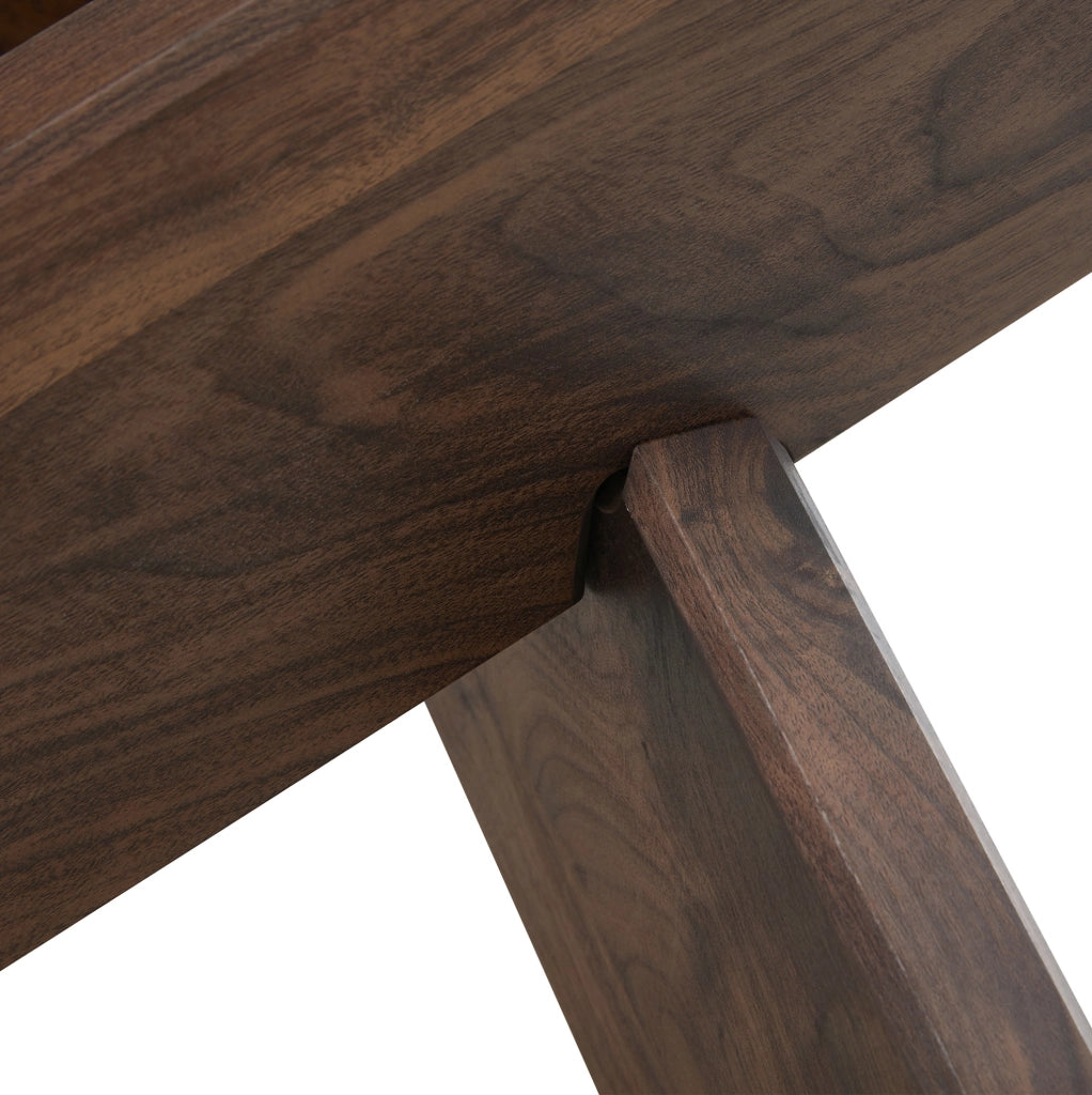 Tavolino da caffè rotondo in MDF effetto noce e vetro, Ø 79 cm