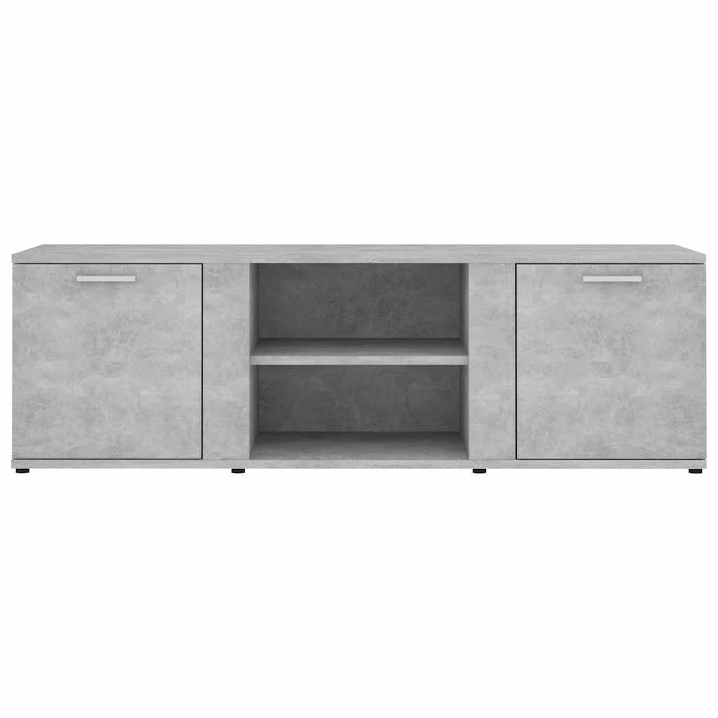 Mobile TV multimediale mensola TV credenza TV sala da pranzo soggiorno camera da letto 120 x 34 x 37 cm legno ingegnerizzato grigio 02_0025858