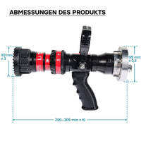 Lancia antincendio per vigili del fuoco tubo di tipo C 150/200/350/450 l/min