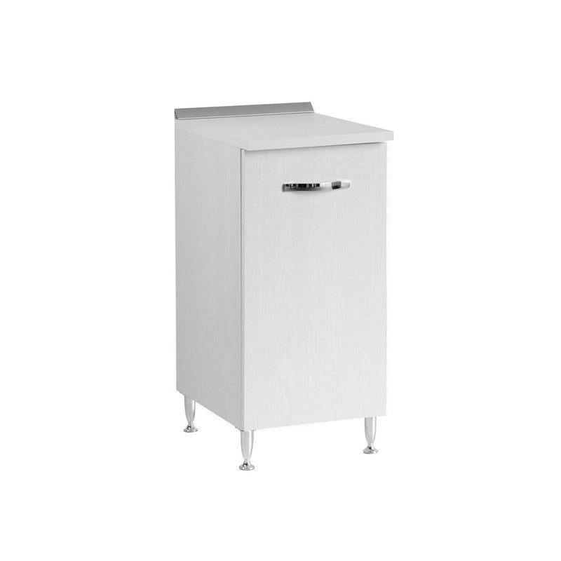 Mobile base per cucina Bianco Frassinato 1 anta Cm 40x50xH 85