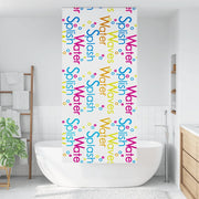 Tenda a rullo | Tenda avvolgibile Doccia 110x240 cm Larghezza Tessuto 106 cm