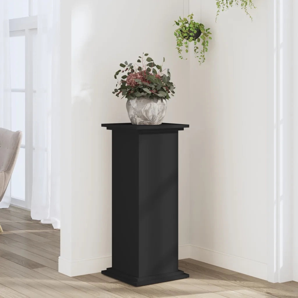 Supporto per piante | Sostegno per piante Nero 33x33x80 cm in Truciolato