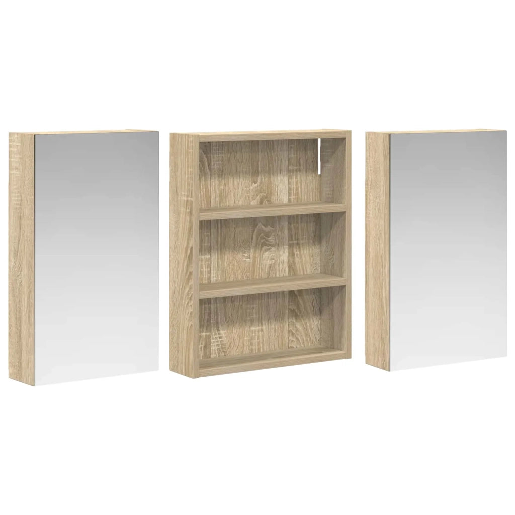Set di Armadi da Bagno con lo scaffale 3 pcs 100 x 10,5 x 50 cm 3403682