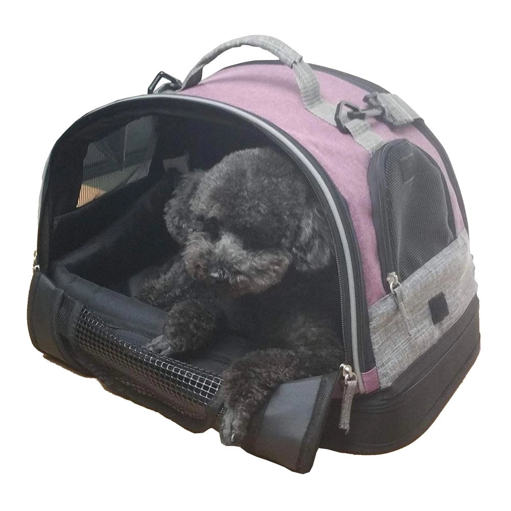 Trasportino per cani e gatti 3 in 1 cuccia & cuscino max 6 kg transformer borneo