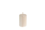 Candela pillar “lucid” madreperla h 7,5 cm