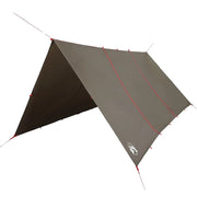 Telone da campeggio | Tenda da campo Marrone 451x420 cm Impermeabile
