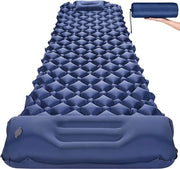 Matassa isolante per campeggio, esterno, gonfiabile, autoinflante, espandibile, con piede di presa, pompa, ultraleggero, impermeabile, per hikemat, per viaggi, tende, spiaggia, escursioni
