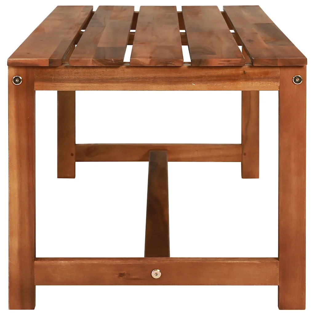 Set da Pranzo da Giardino 4 pz in Legno Massello di Acacia 44035