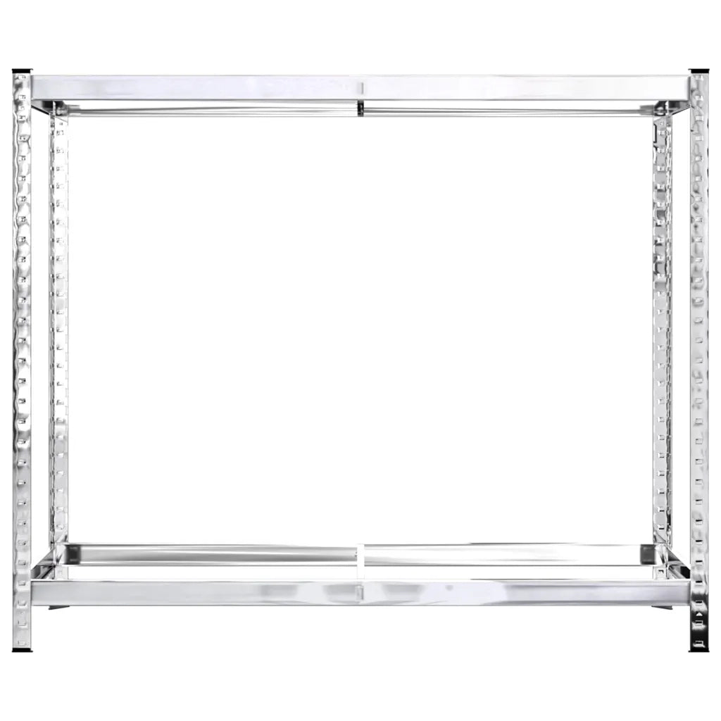 Portapneumatici a 2 Livelli Argento 110x40x110 cm in Acciaio cod mxl 52149