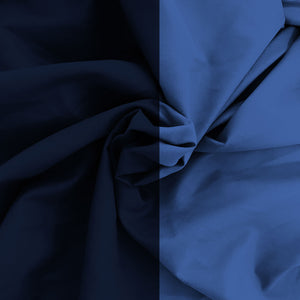 Copripiumino Piazza E Mezza con Sacco e Federe in Tinta Unita Double Face Linea Vera Blu e Royal