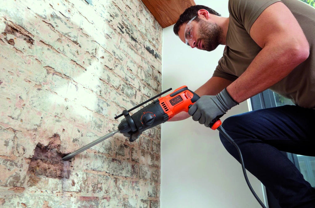 Black+Decker MARTELLO TASSELLATORE SCALPELLATORE BEHS01-QS SDS 650 W