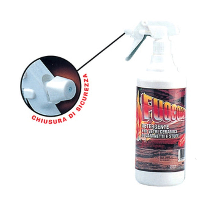 PULITORE PER VETRI STUFE E CAMINI FUOCOBELLO 750ML- G.M.R. TRADING- 12,0 pz