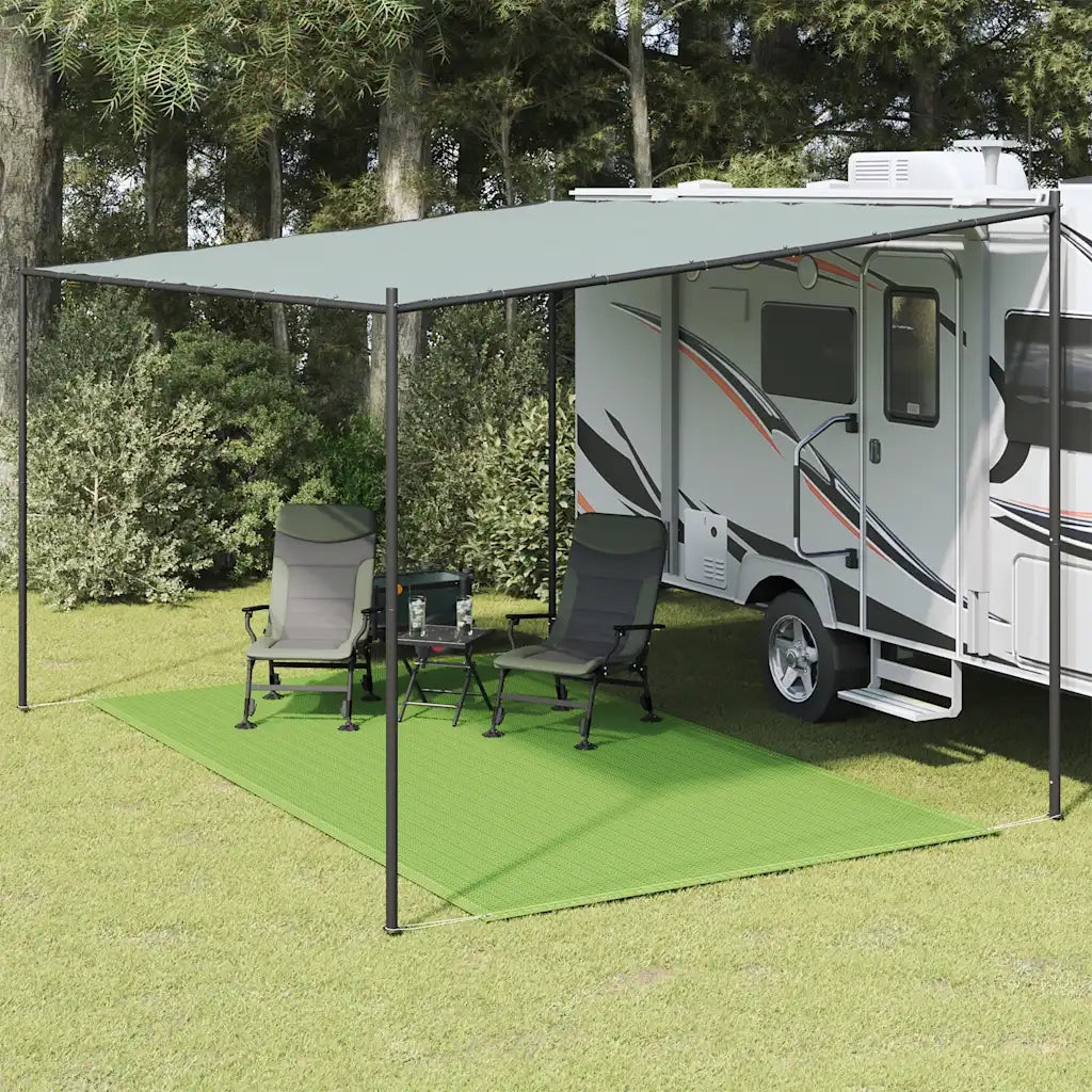 Tappeto da Tenda Verde Chiaro 200x400 cm HDPE 4002270
