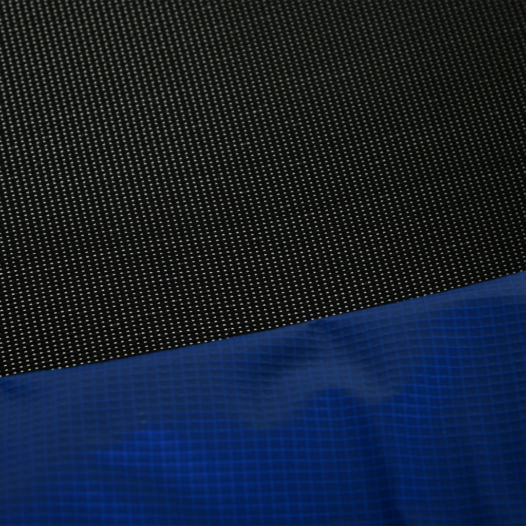 Trampolino Elastico con Scaletta e Rete di Sicurezza Ø180x200 cm in Acciaio e Plastica Blu