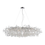 Lampadario cristallo glamour cromato 16xG9 Ricicle Neuhaus