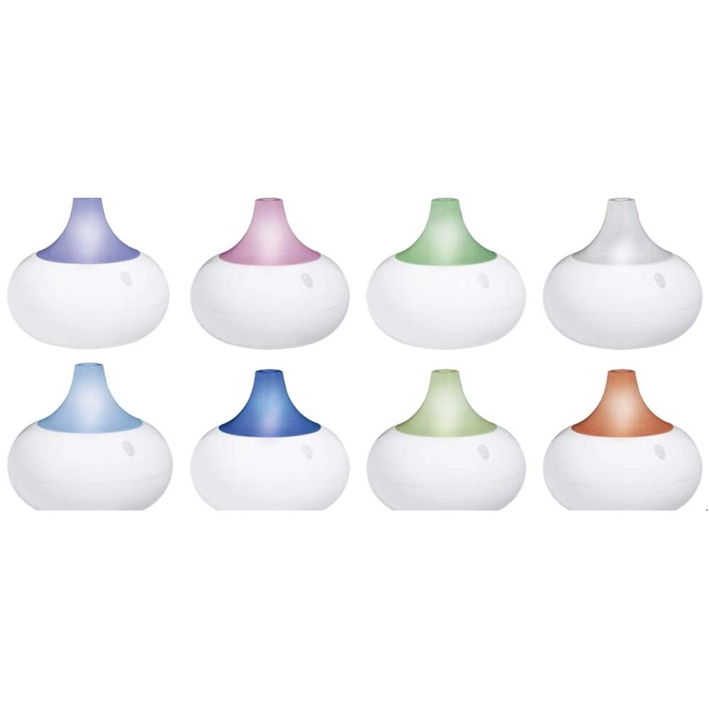 Diffusore Aromi USB Luce LED 8 Colori Aromaterapia Olio Profumato Bianco 140ml Grundig