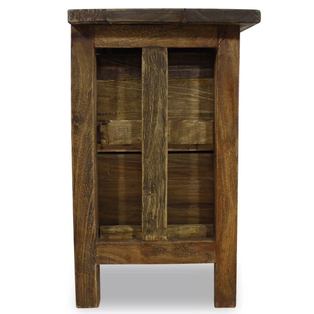 Comodino comodino cassettiera armadio mobili camera da letto legno massello di recupero 40 x 30 x 51 cm 1402053