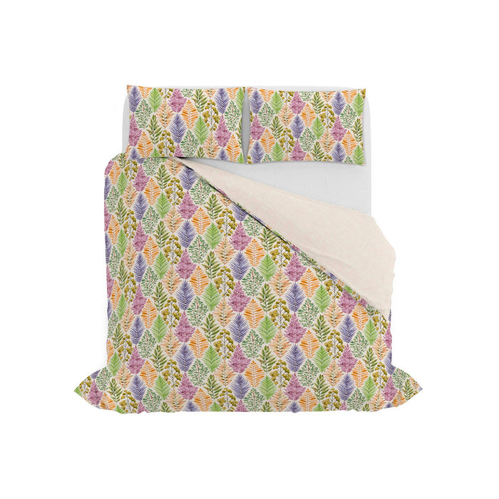 Copripiumino Matrimoniale con Federe Stampato in Puro Cotone Cruz