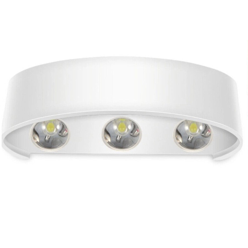 Trade Shop - Applique Lampada Led Da Muro Doppia Emissione Luminosa 16w Luce Selezionabile Cct Es68-3c -
