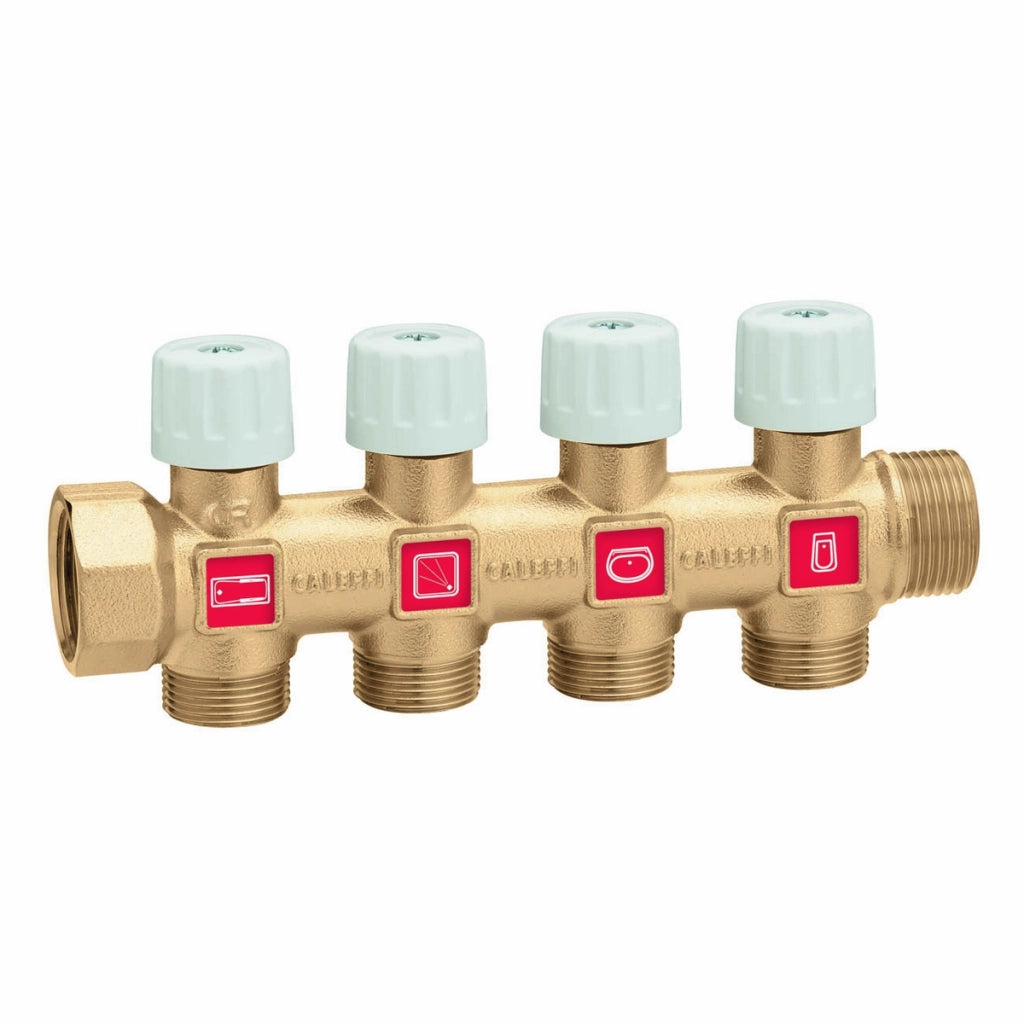 COLLETTORE COMPONIBILE CON RUBINETTI- 3/4 x 4 deriv.- CALEF- pezzi 1