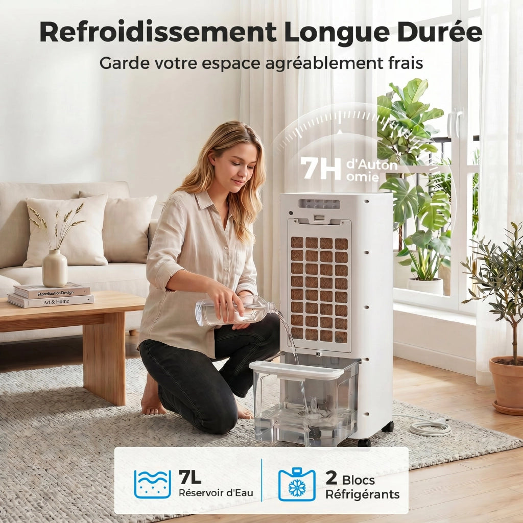 Ventilatore Raffreddatore Portatile 3 in 1 ¨C Zephmum ¨C Bianco