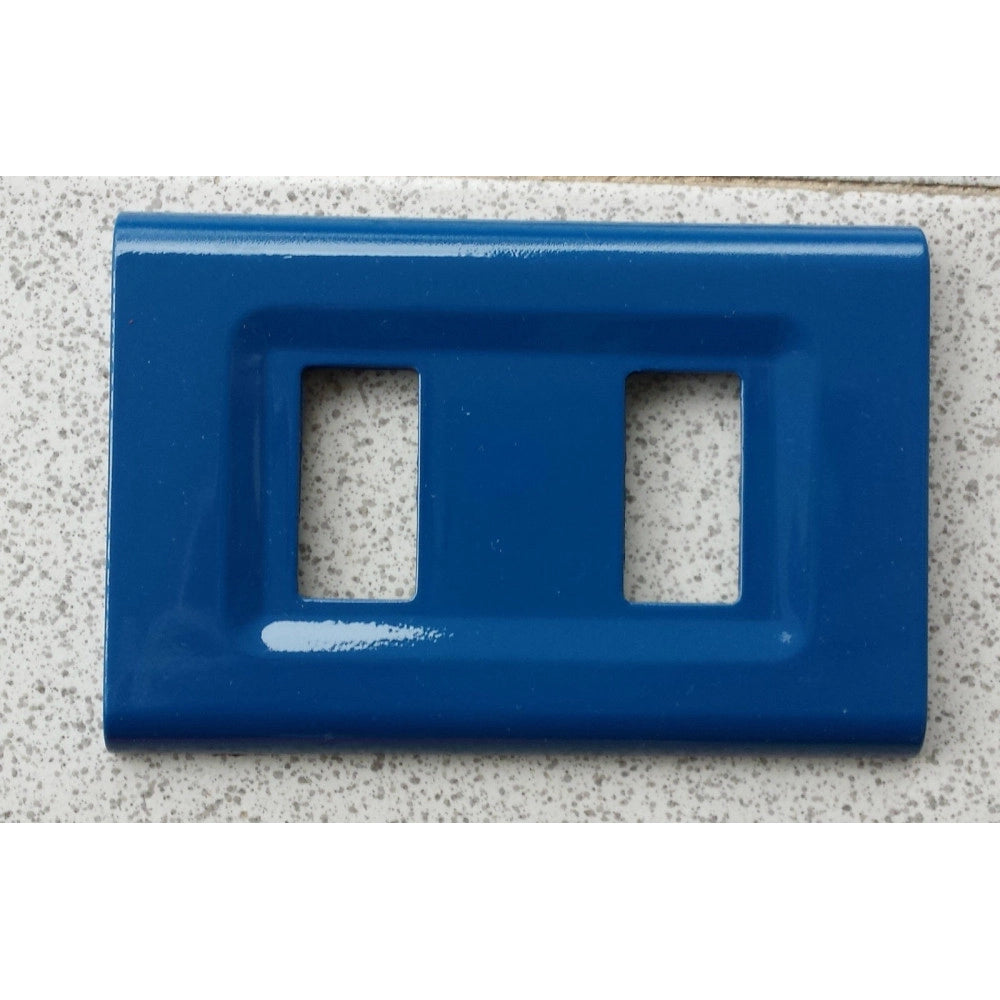 Trade Shop - Placchette Placche In Abs Serie Magic Elite Bticino Compatibili Color Copriprese - Blu Cielo -5 Fori     -