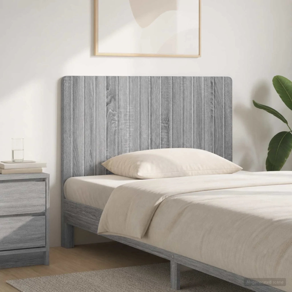 Testiera da Muro ZWOLLE Sonoma grigio Legno ingegnerizzato 896541