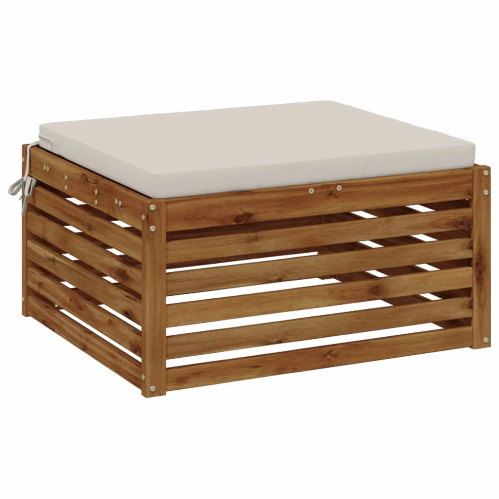 Cuscino per Sedia in Unico Pezzo SOEST 100% Poliestere Bianco 944649