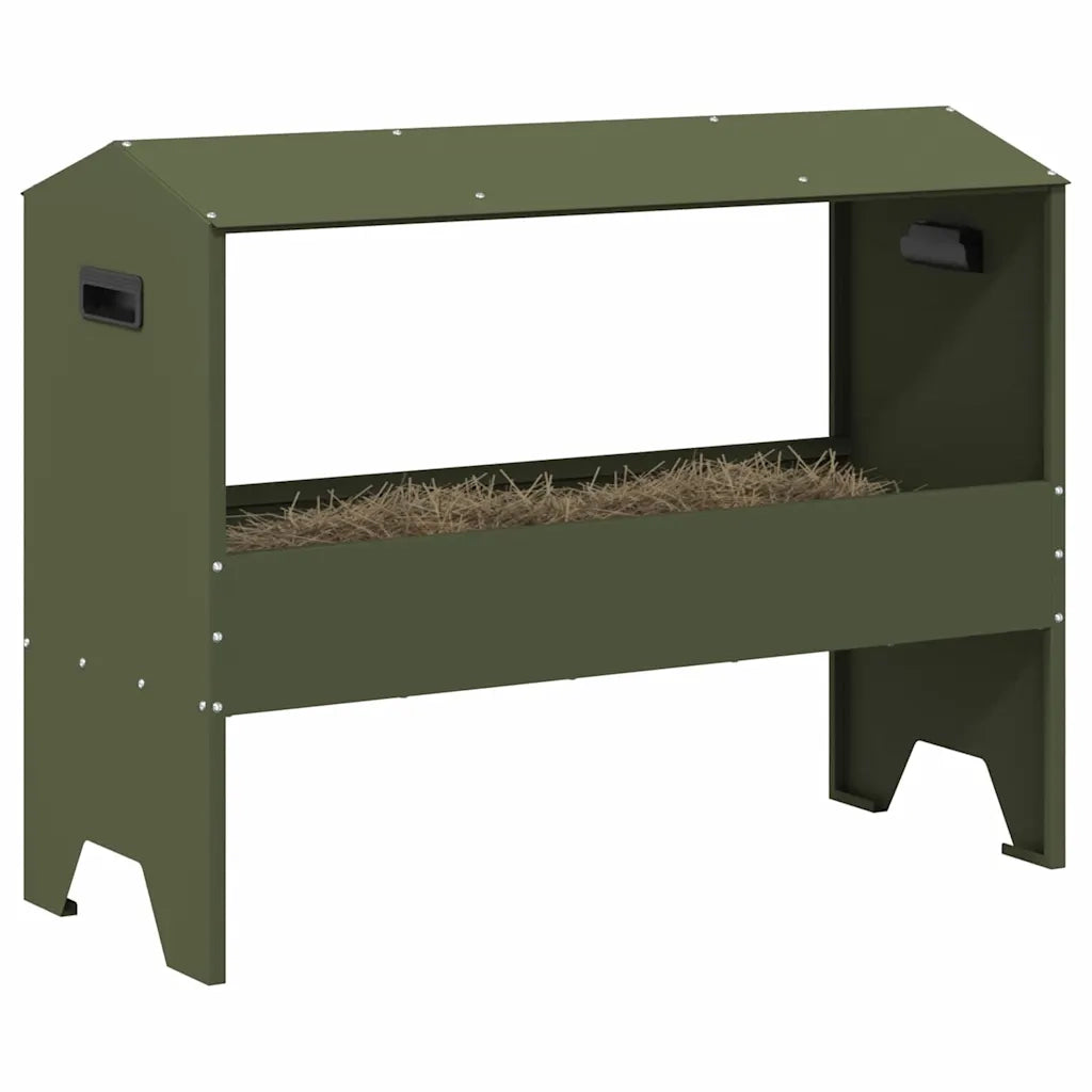 Abbeveratoio per bestiame Verde oliva 79 x 35 x 62 cm CFW5109436