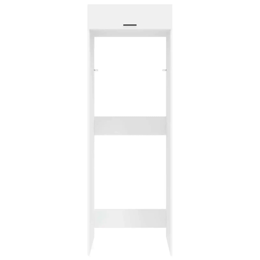 Mobiletto per lavatrice con porta Bianco 67,5 x 68 x 200 cm