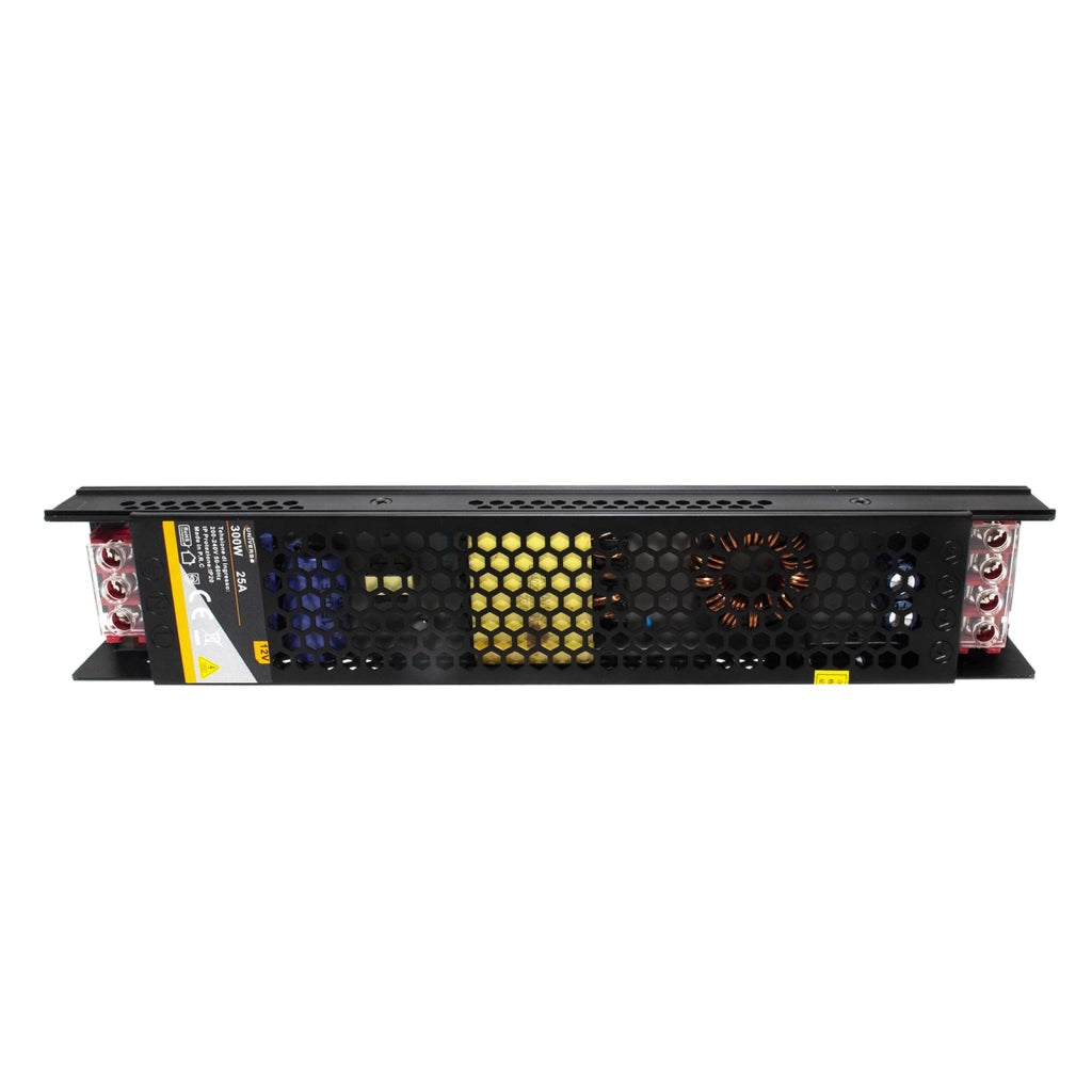 Alimentatore slim 300W da 230V a 12V trasformatore 25A telecamere strisce LED