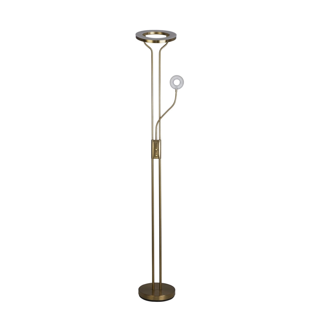 Piantana Contemporanea Mother Child Acciaio Policarbonato Led 25,5W 3000K