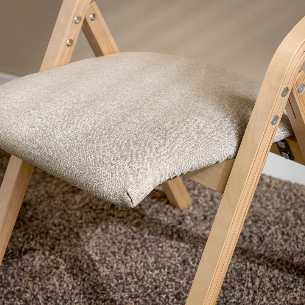 Sedia pieghevole Stil Sedia Sedia da scrivania in betulla Grigio FST40-HG