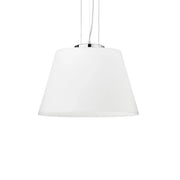 Sospensione Moderna Cylinder Metallo Bianco 1 Luce E27