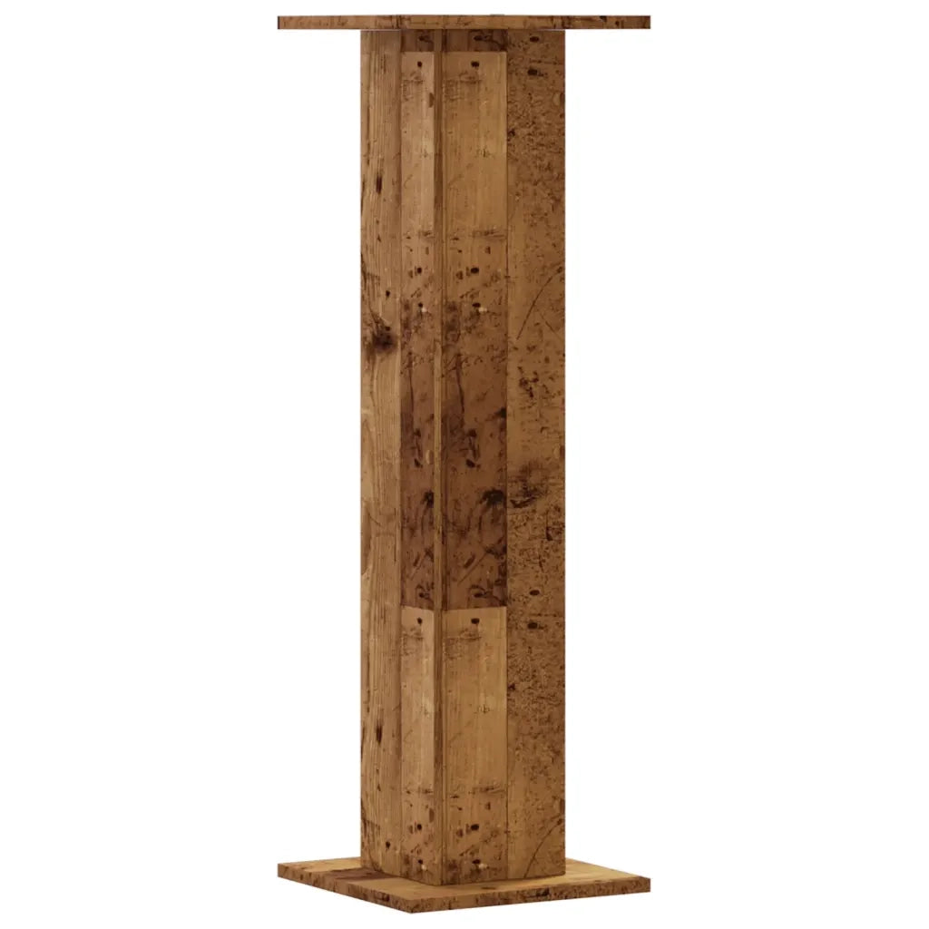 Supporti per piante | Sostegno per piante 2 pz Legno Vecchio 30x30x95 cm Truciolato