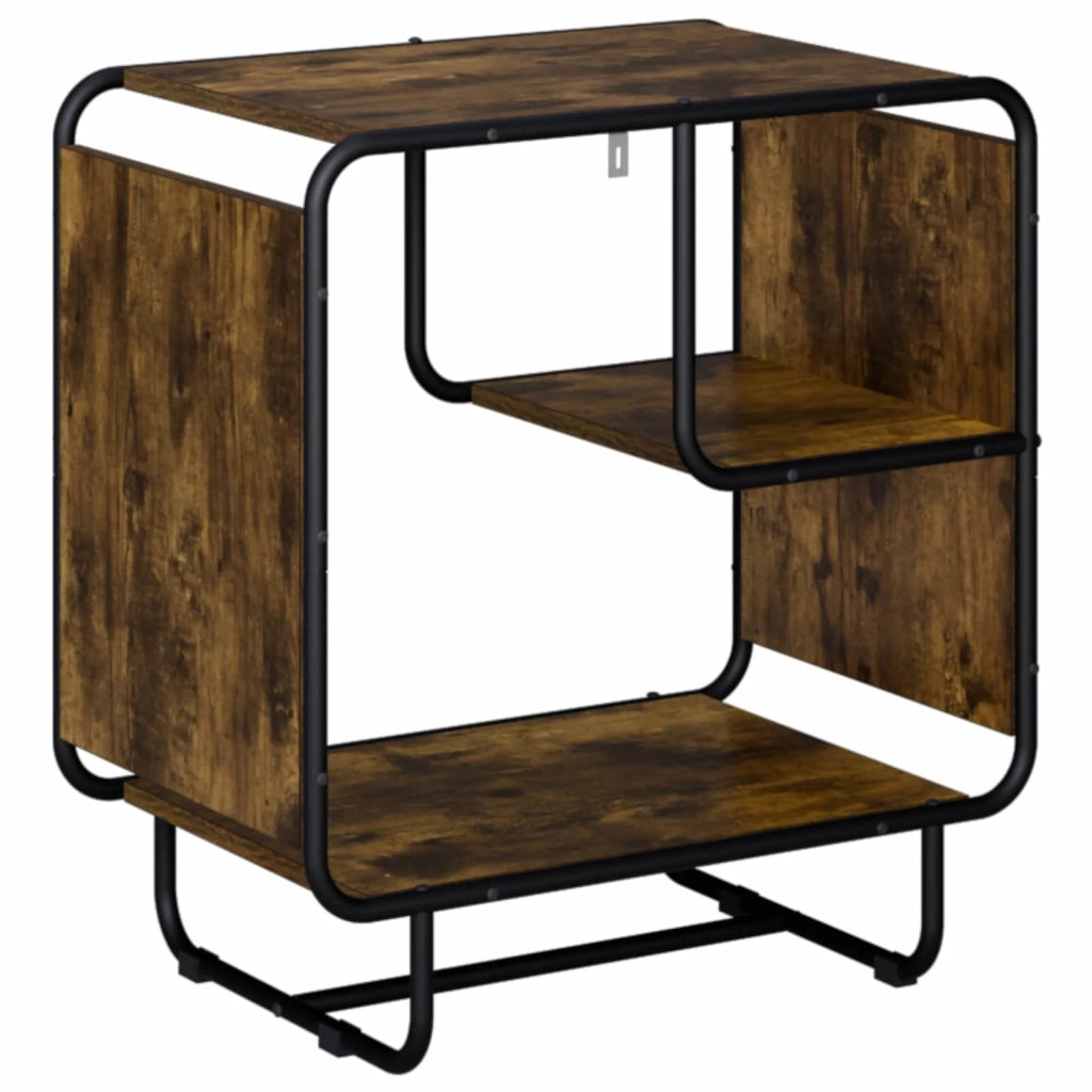 Credenza Rovere Fumo 60 x 37.5 x 64.5 cm Legno ingegnerizzato 8007920