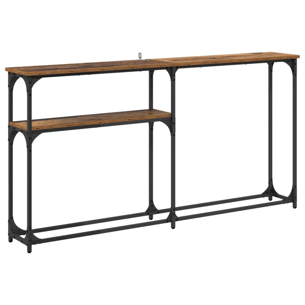 TavoloConsolle Legno vecchio 145x22.5x75cm Legno multistrato