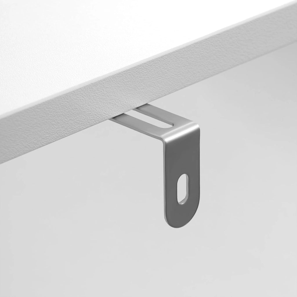 Scaffale da Soggiorno a 4 Ripiani, Libreria in Legno Salvaspazio con 8 Cubi Portaoggetti, Mobile Multiuso Moderno Bianco, per Studio, Camera da Letto, Cucina, Ufficio, 71x29x140.5cm