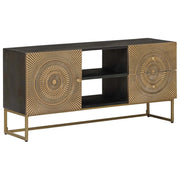Mobile TV con cassetto con lo scaffale Ottone 105 x 30 x 50 cm