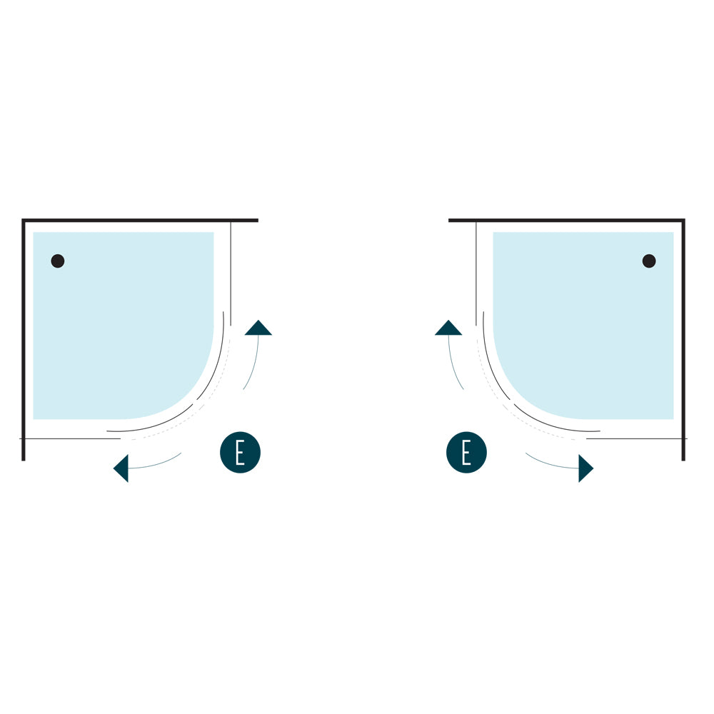 Ogomondo box doccia semicircolare circle due ante scorrevoli cristallo temprato varie misure *** misure 78-80xh190 cm...