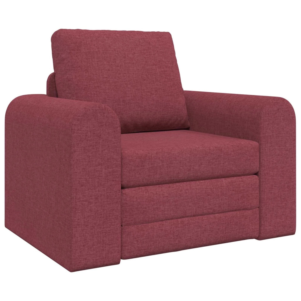 Divano letto Rosso Vino 98 x 71 x 83 cm Tessuto 4106658