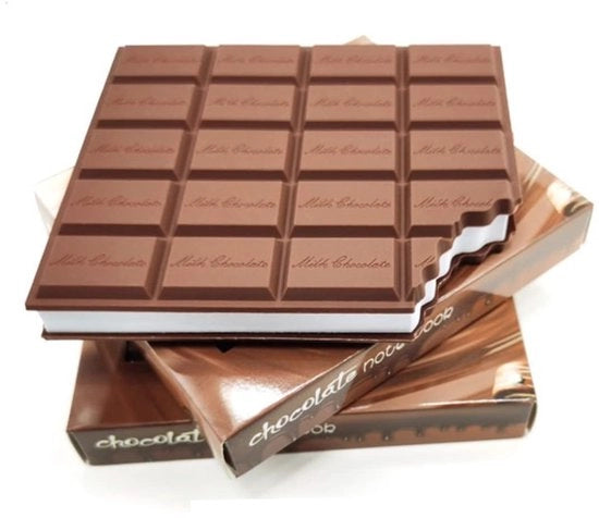 Blocchetto di appunti con forma di cioccolato profumato - Libretto da appunti autoadesivo - Materiale di cancelleria - Portatile - Adesione forte - Carta ecologica - Blocchetto di appunti