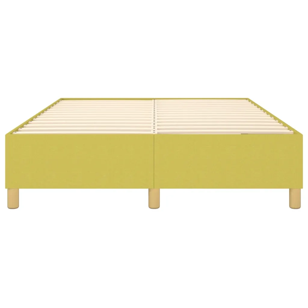 Struttura Letto a Rete a Molle Verde 140x200 cm in Tessuto 3120968